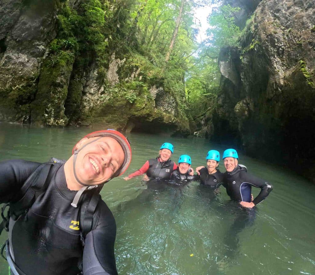 guide canyoning Annecy