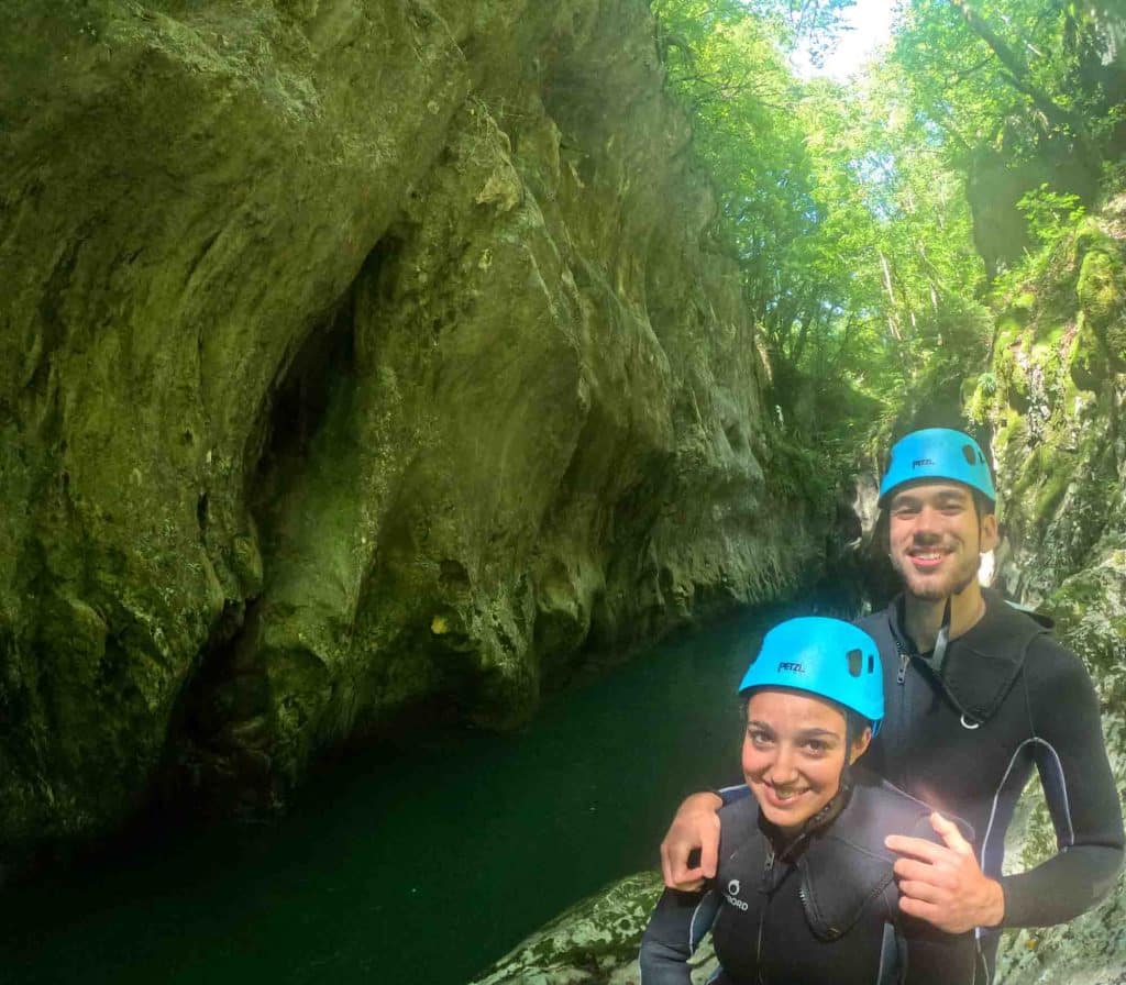 sortie canyoning Rhône-Alpes