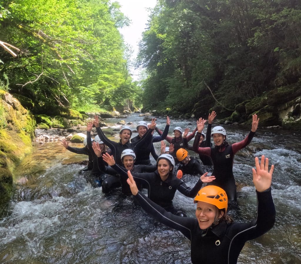 EVJF canyoning